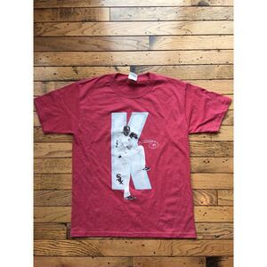 Chris Sale White Sox K Zone T-shirt‎ Youth L- 2016 Season Red